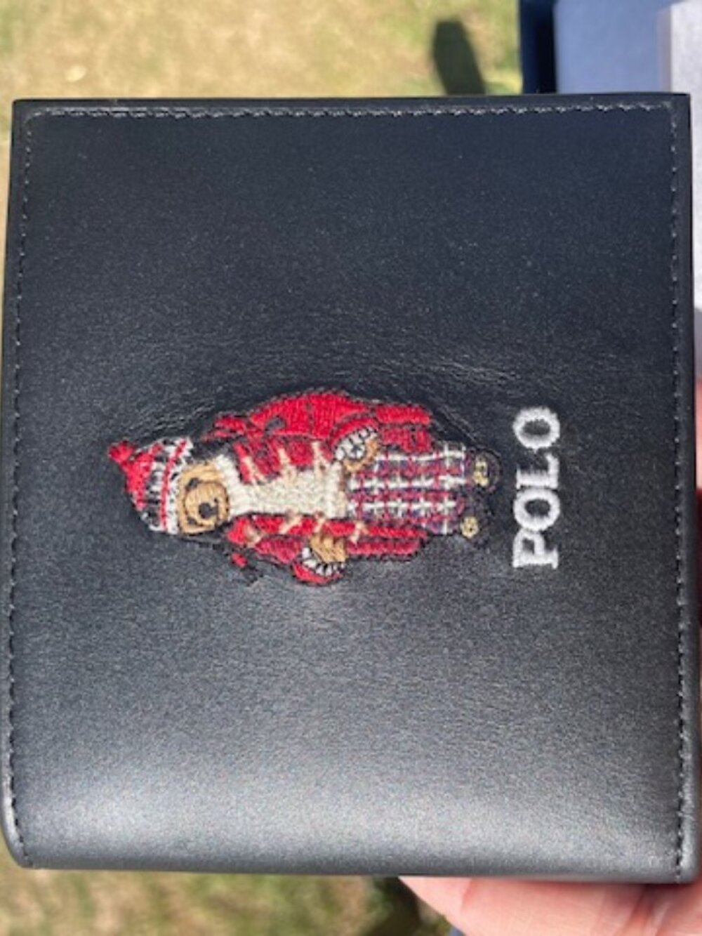 NWT Polo Leather Wallet in Box